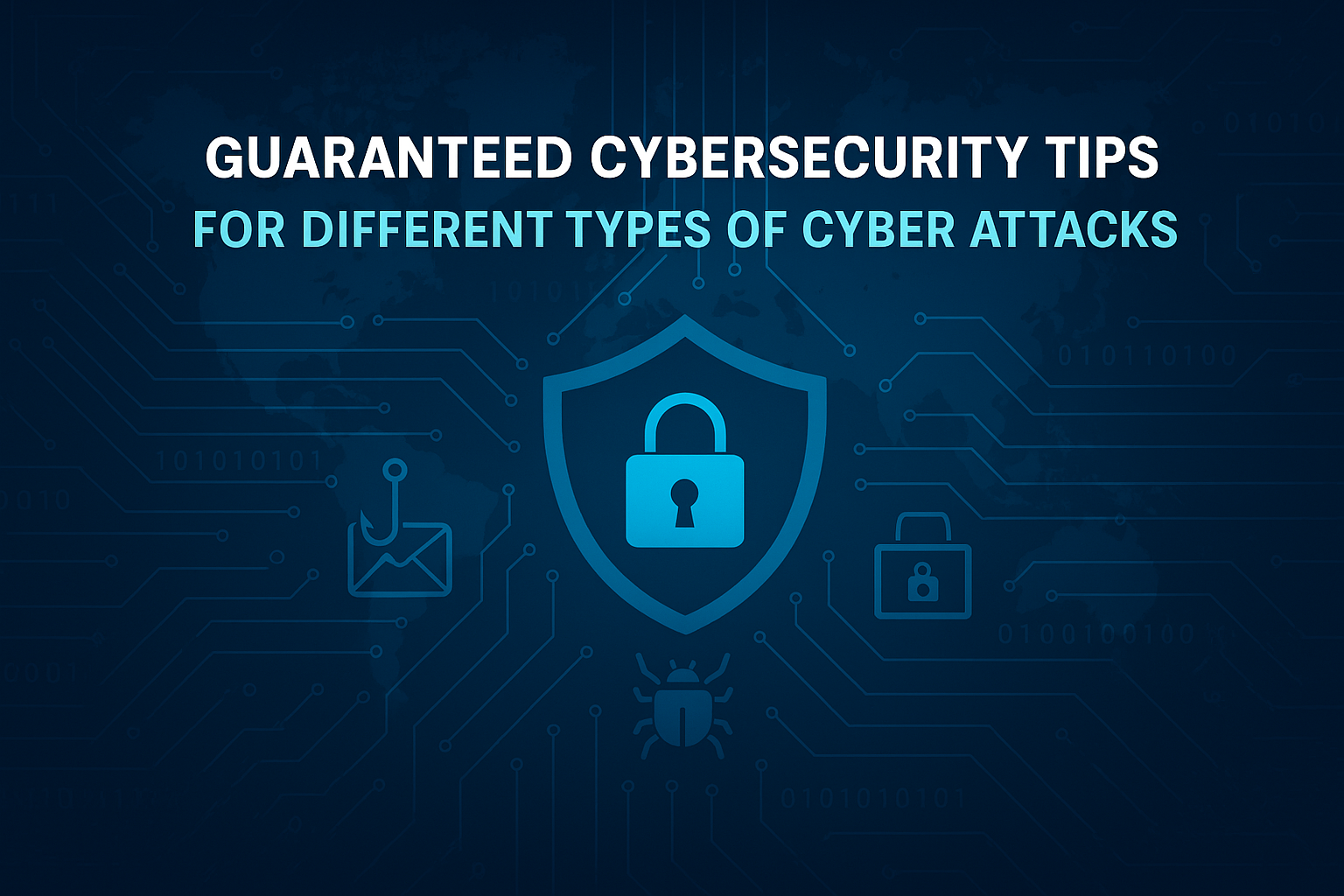 guaranteed tips for cybersecurity for different types of cyber attacks - mahalakshmi tech campus