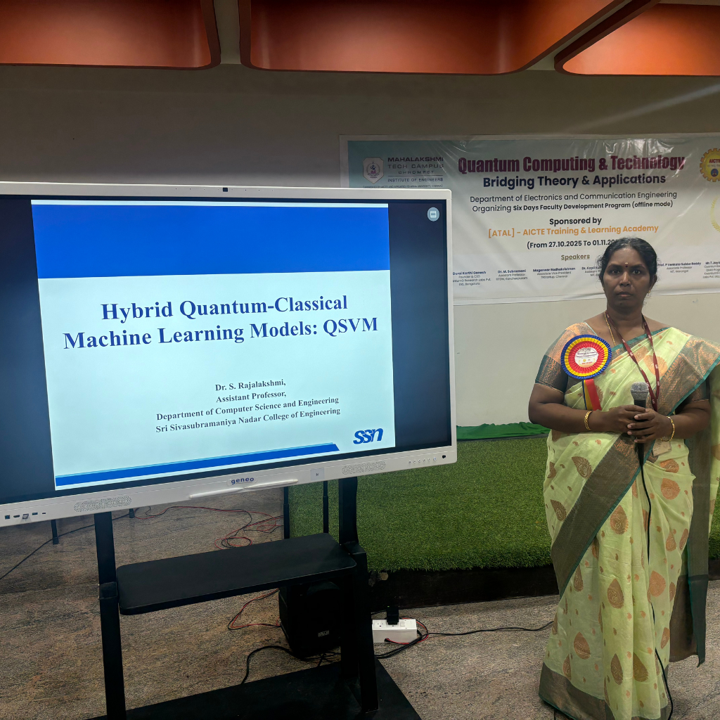 FDP on Quantum Computing & Technology Day 1 session 2 | Mahalakshmi Tech Campus