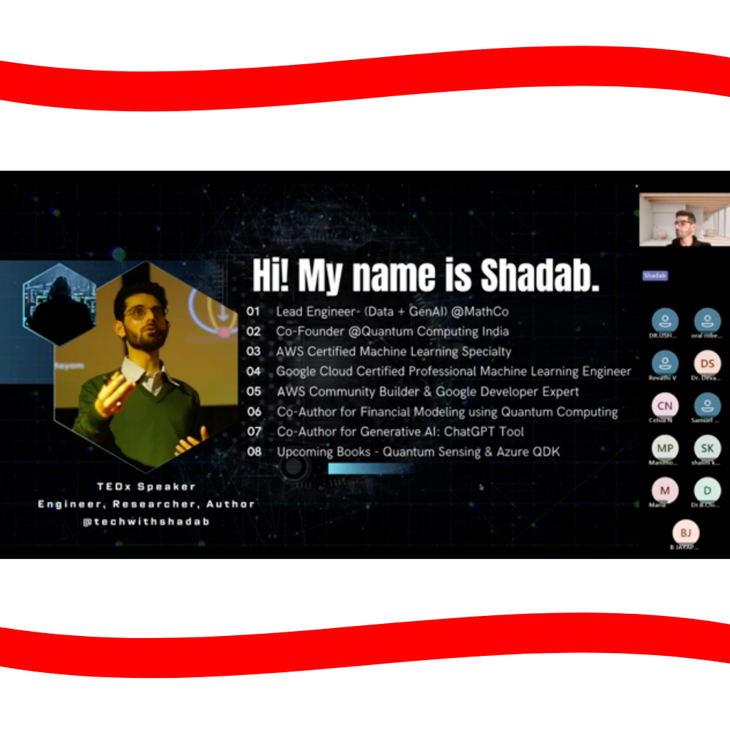 FDP on Quantum Computing & Technology Day 6 session 10 | Mahalakshmi Tech Campus