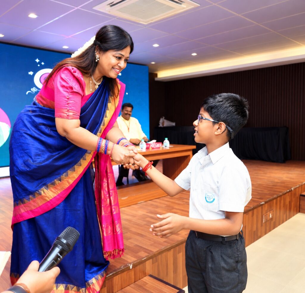 SV MS QUEST 26 at Sudharsanam Vidyaashram with Chief Guest Prof. Dr. Ushaa Eswaran